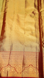 Designer Golden Kanjivaram Silk Saree
