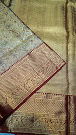 Designer Golden Patola Kanjivaram Silk Saree