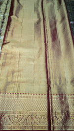 Designer Golden Patola Kanjivaram Silk Saree