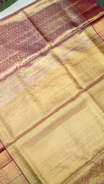 Designer Golden Kanjivaram Silk Saree