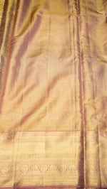 Designer Golden Kanjivaram Silk Saree