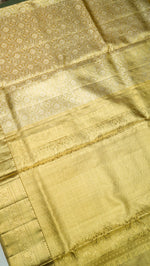 Designer Golden Kanjivaram Silk Saree