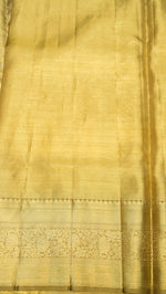 Designer Golden Kanjivaram Silk Saree