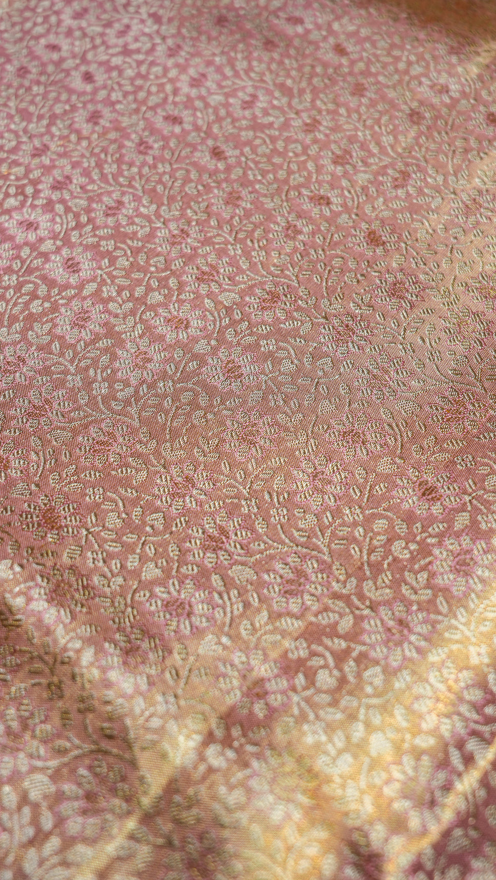 Designer Golden Kanjivaram Silk Saree