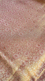 Designer Golden Kanjivaram Silk Saree