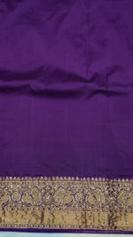 Designer Purple Kanjivaram Silk Saree