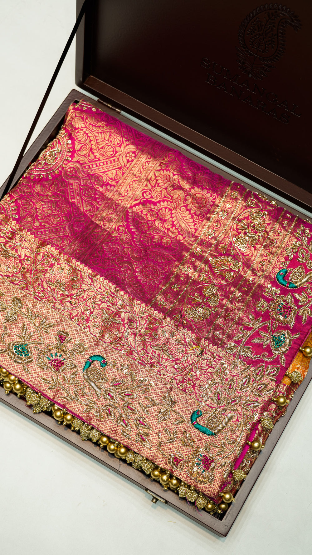 Designer Mustard Yellow Kanjivaram Silk Saree