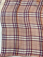 Cinnamon Brown Stripe Mashru Silk  Handwoven Banarasi Saree