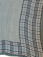 Slate Blue Stripe Mashru Silk  Handwoven Banarasi Saree