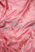 Handwoven Baby Pink Banarasi Katan Silk Saree