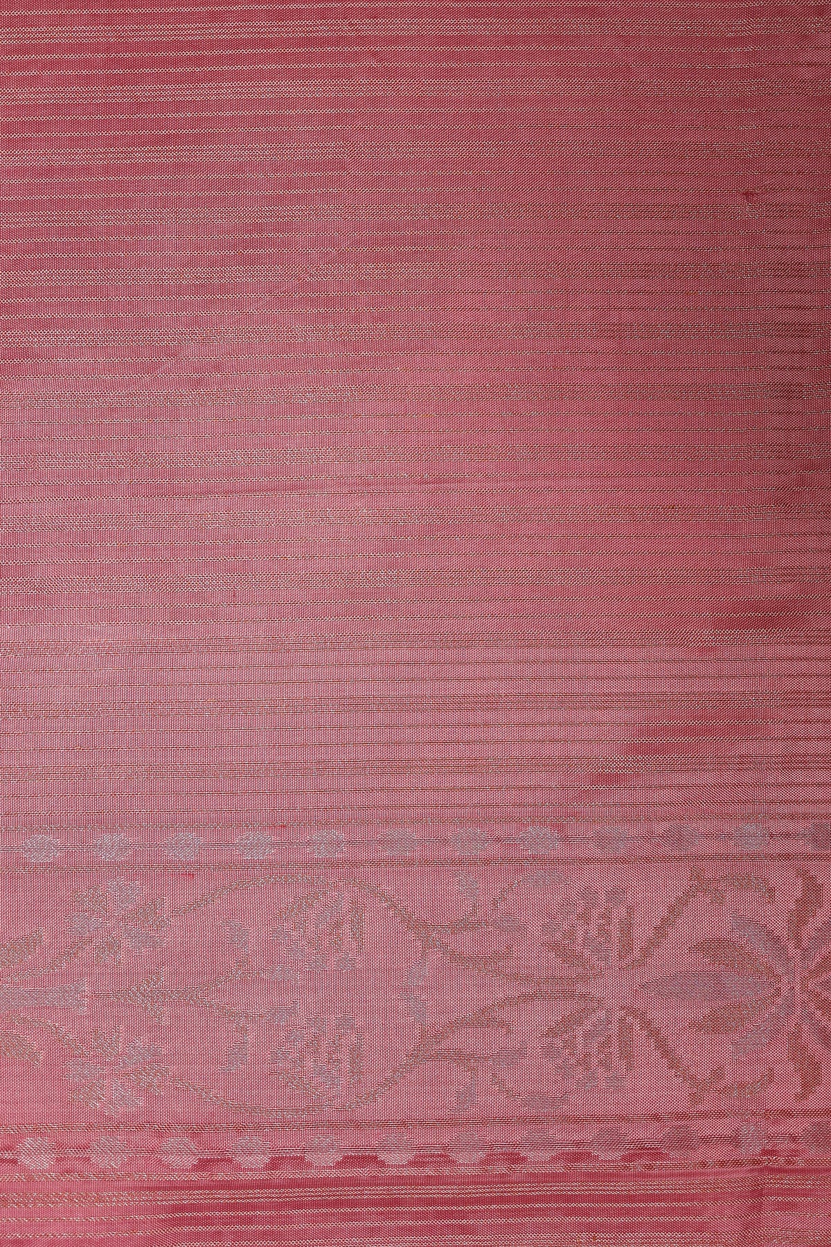 Handwoven Baby Pink Banarasi Katan Silk Saree