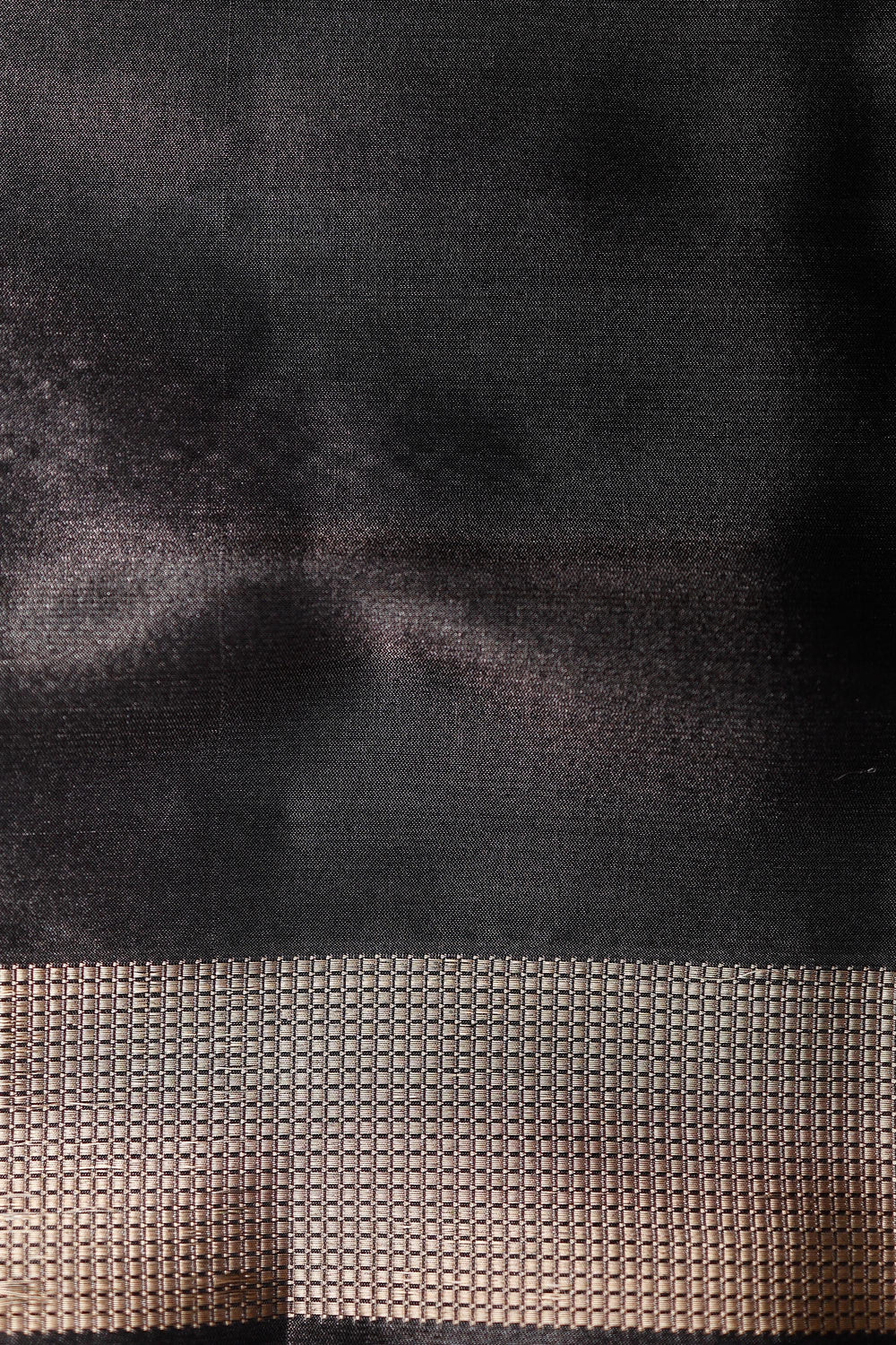 Handwoven Black Banarasi Tissue Katan silk Saree