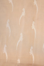 Handwoven Beige Banarasi Katan Silk Saree