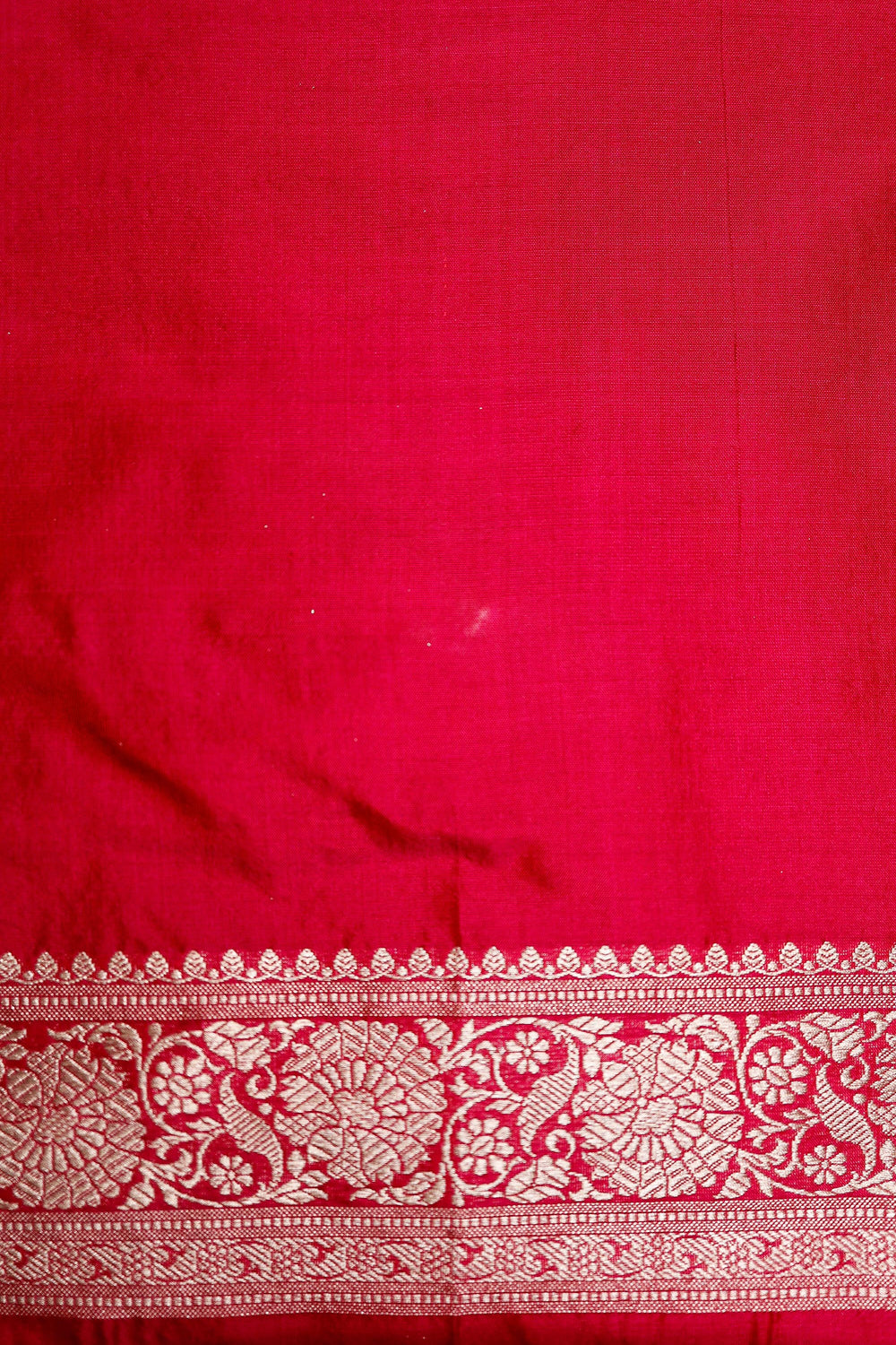 Handwoven Rani Pink Banarasi Katan Silk Saree