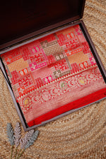 Handwoven Rangkat Banarasi Katan Silk Saree