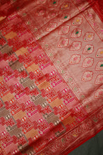 Handwoven Rangkat Banarasi Katan Silk Saree