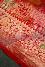 Handwoven Rangkat Banarasi Katan Silk Saree