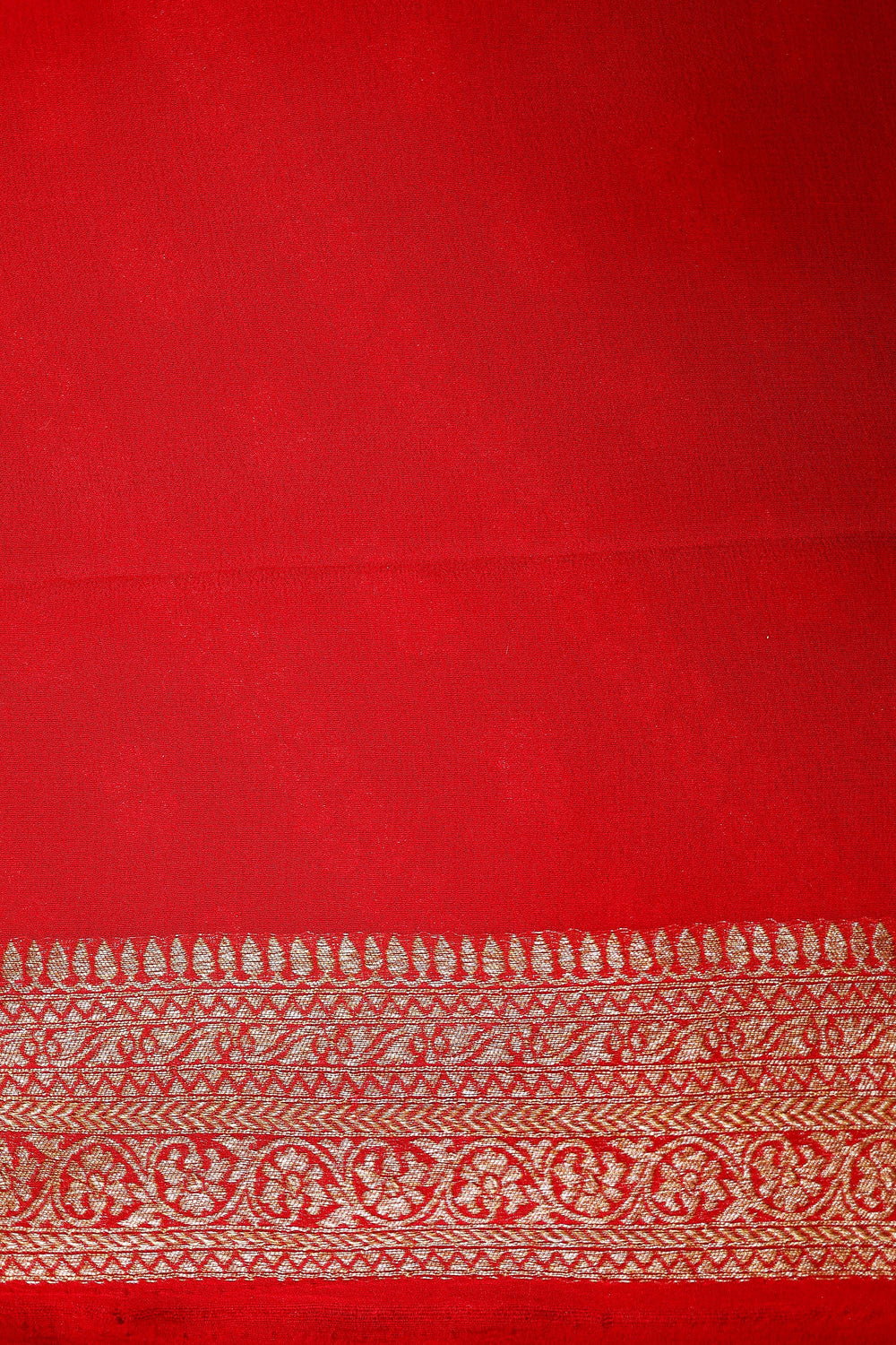 Handwoven Bottle Green Banarasi Khaddi Georgette  Saree