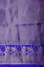 Handwoven Purple Banarasi Katan Soft Silk Saree