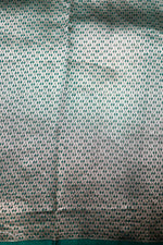 Handwoven Bottle Green Banarasi Katan Soft Silk Saree