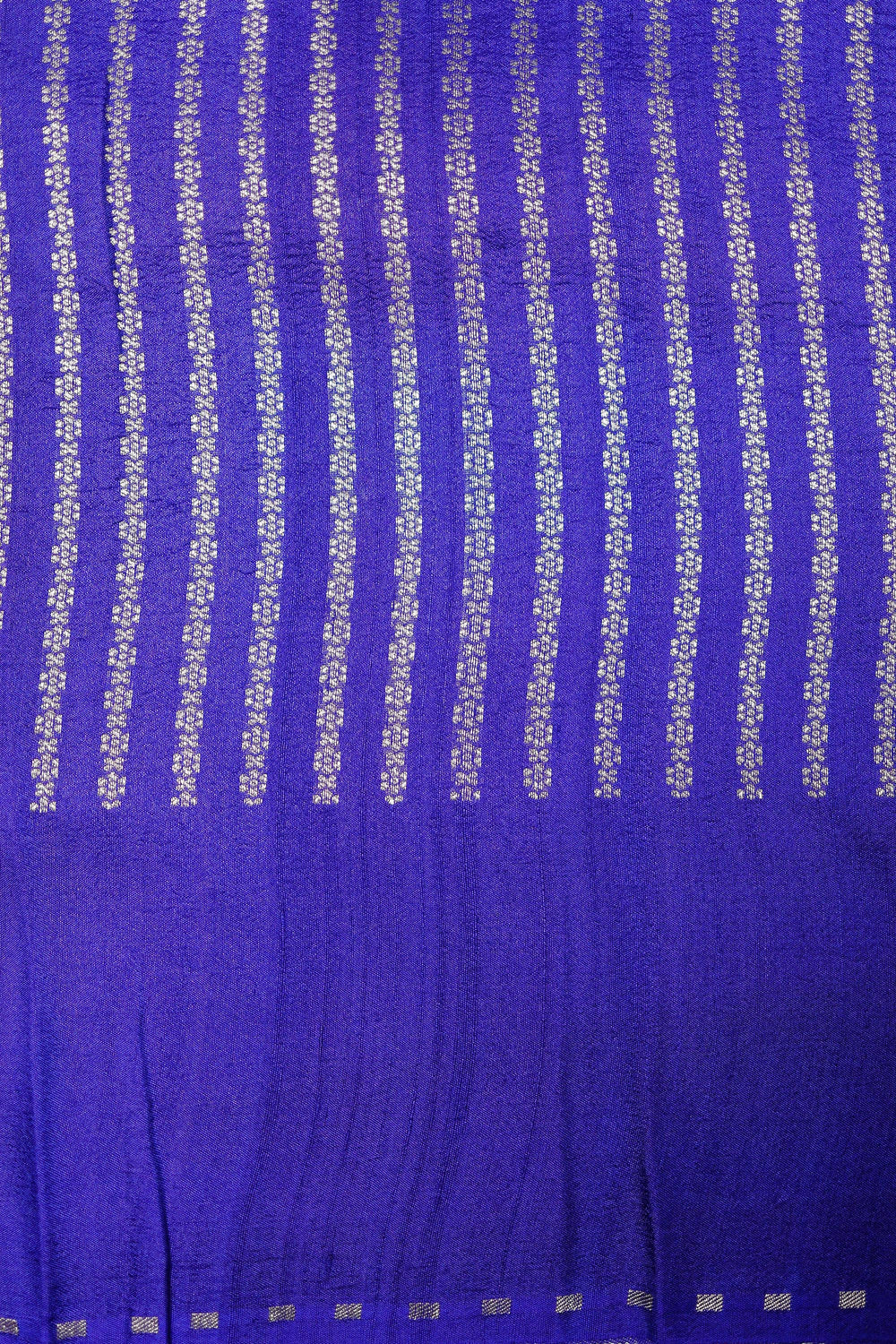 Handwoven Purple Banarasi Tussar Silk Saree