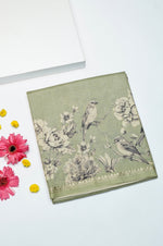 Handwoven Pastel Green Banarasi Munga Tussar Silk Saree