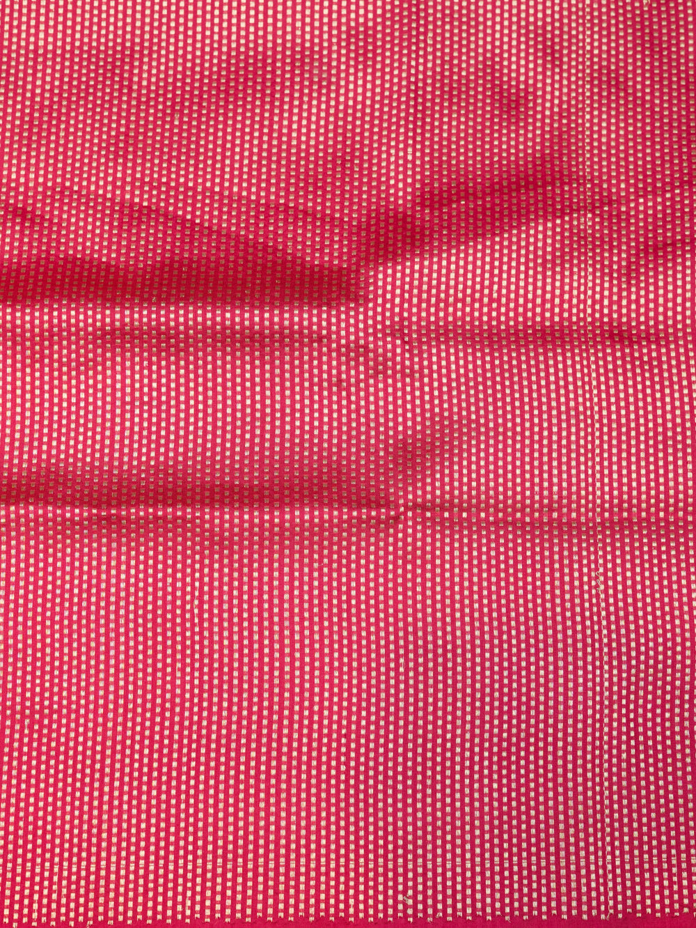 Handwoven Rani Pink Banarasi Katan Silk Saree