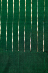 Handwoven Green Banarasi Katan Silk Saree