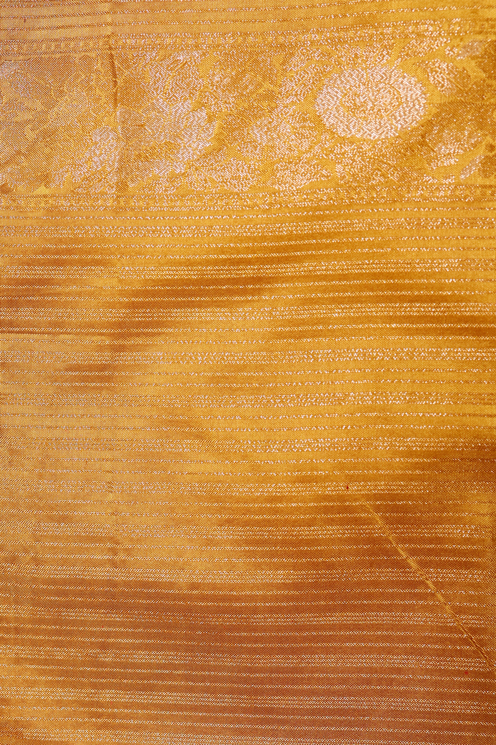 Handwoven Mustard Yellow Banarasi Katan Silk Saree