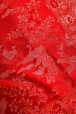Handwoven Red Banarasi Katan Silk Saree