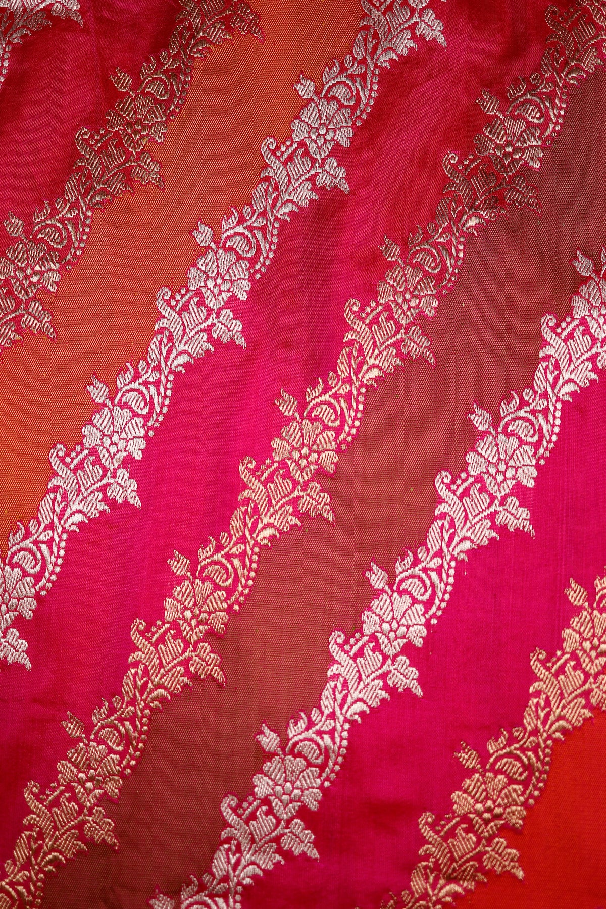 Handwoven Rangkat Banarasi Katan Silk Saree