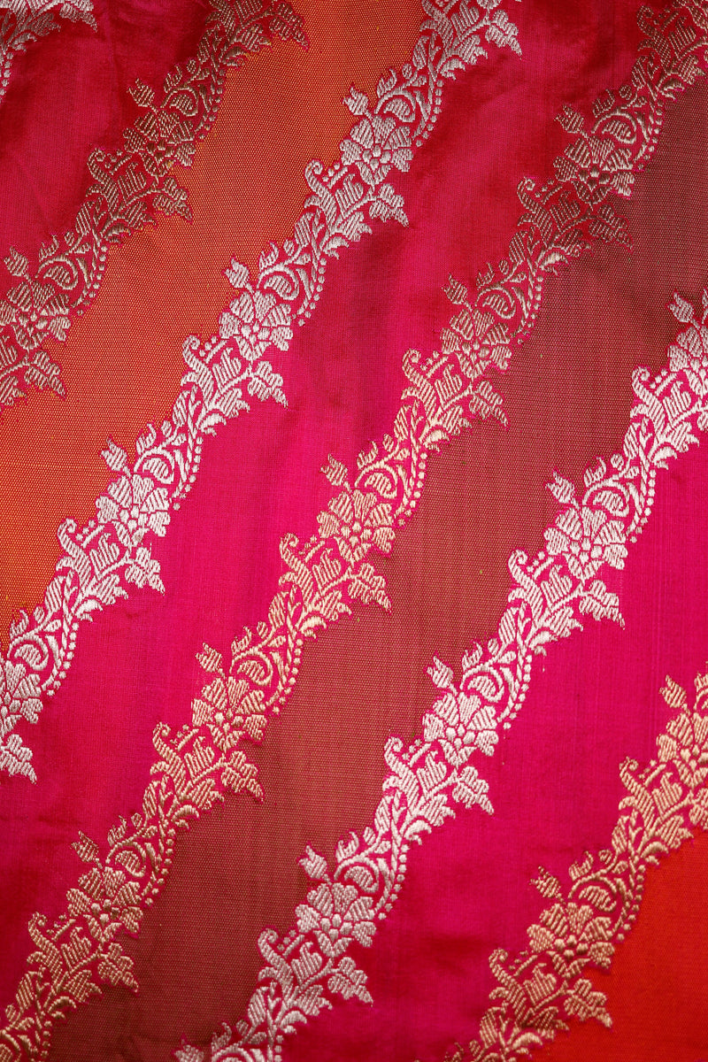 Handwoven Rangkat Banarasi Katan Silk Saree