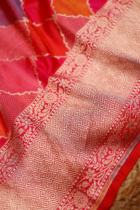 Handwoven Rangkat Banarasi Katan Silk Saree