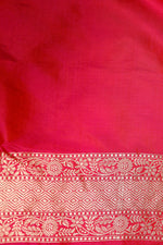 Handwoven Rangkat Banarasi Katan Silk Saree