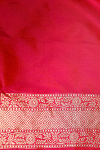 Handwoven Rangkat Banarasi Katan Silk Saree
