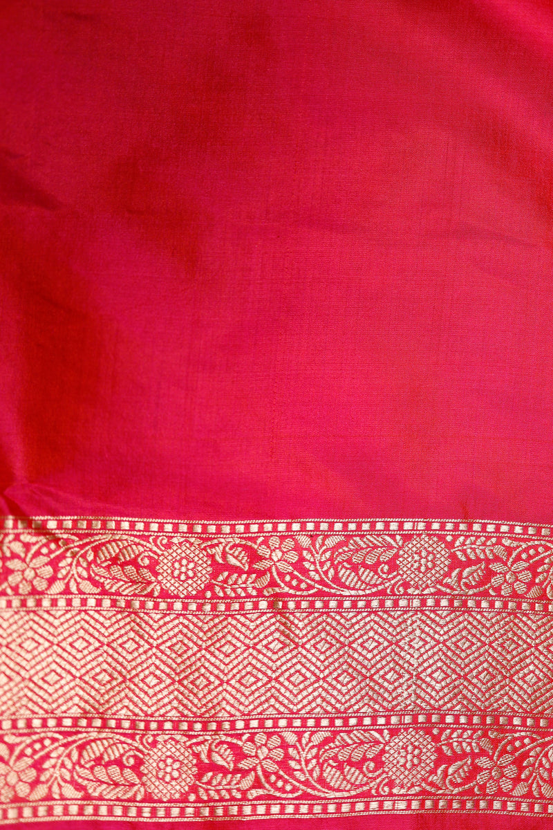 Handwoven Rangkat Banarasi Katan Silk Saree