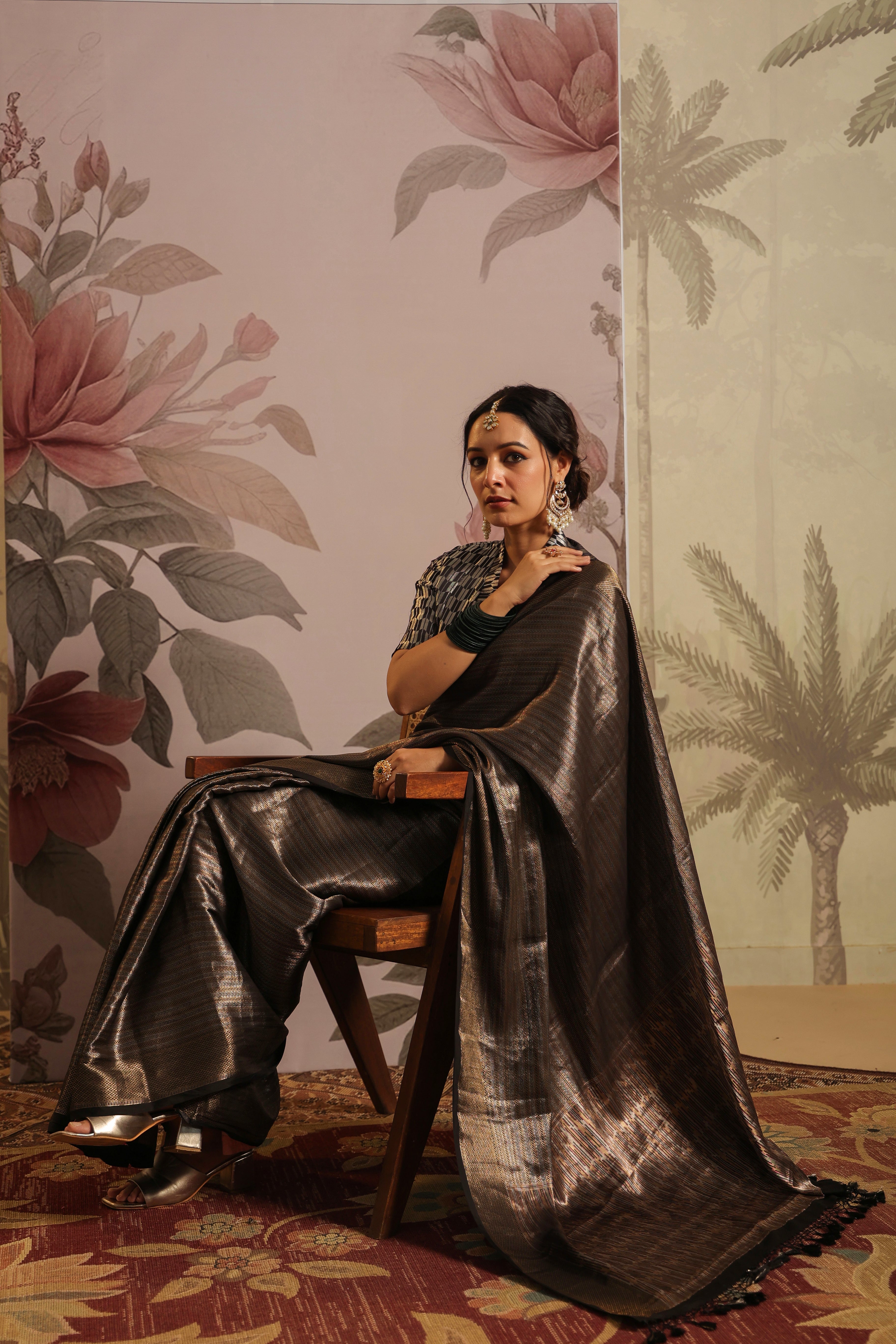 Ruchira Jadhav's beautiful photoshoot in a green saree | Times of India