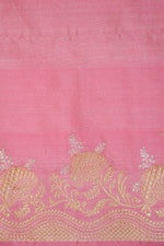 Handwoven Rangkat Real Zari Banarasi Katan Silk Saree