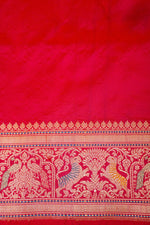 Handwoven Rangkat Real Zari Banarasi Katan Silk Saree