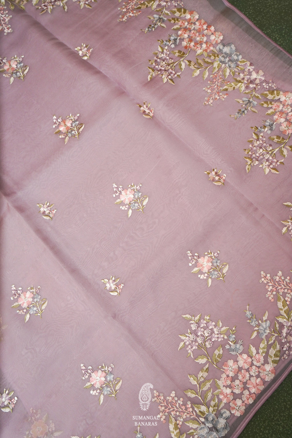 Designer Onion Pink Katan Silk Saree