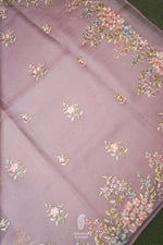 Designer Onion Pink Katan Silk Saree