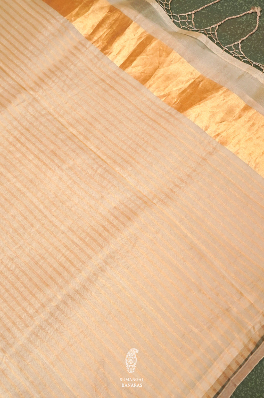 Designer Light Yellow Organza  Saree