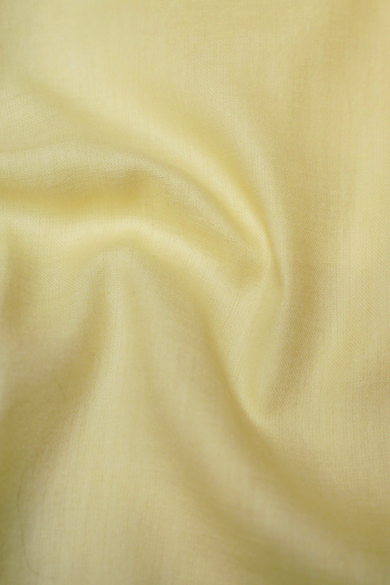 Designer Pastel Yellow Organza Suit