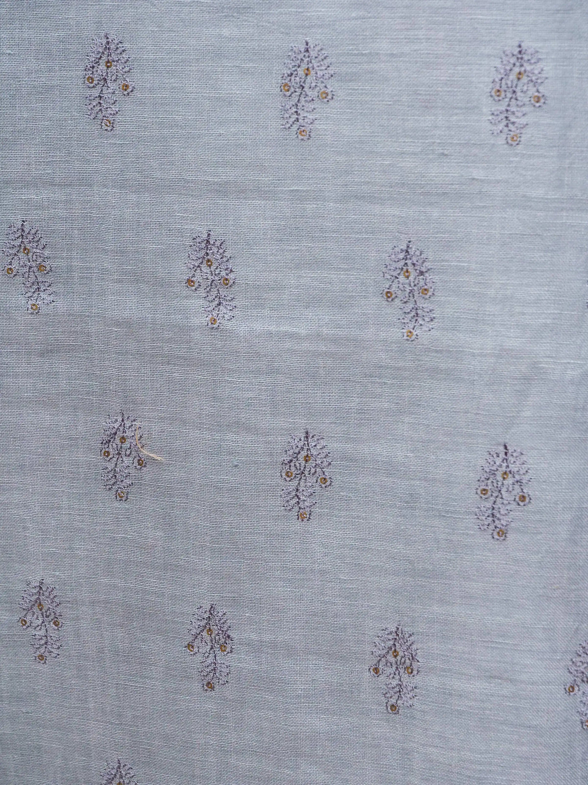 Banarasi Powder Blue Linen Silk Suit