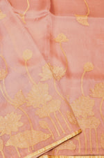 Designer Lavender Organza Saree