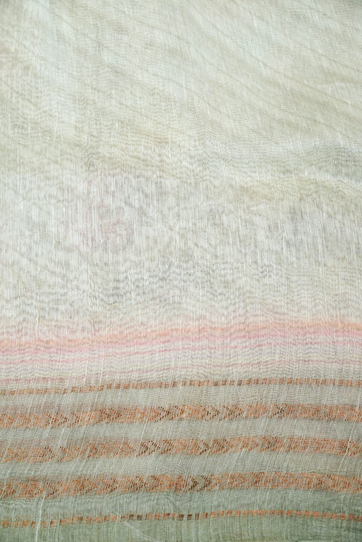 Handwoven Banarasi Cotton Linen Silk Saree
