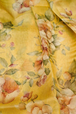 Designer Golden Yellow Organza  Suit