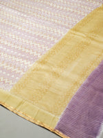 Banarasi Lavender Blended Cotton Silk Saree
