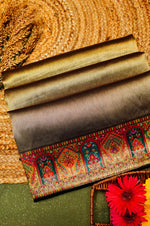 Banarasi Black Blended Moonga Silk Saree