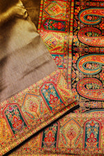 Banarasi Black Blended Moonga Silk Saree
